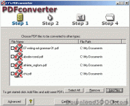 PDFconverter screenshot